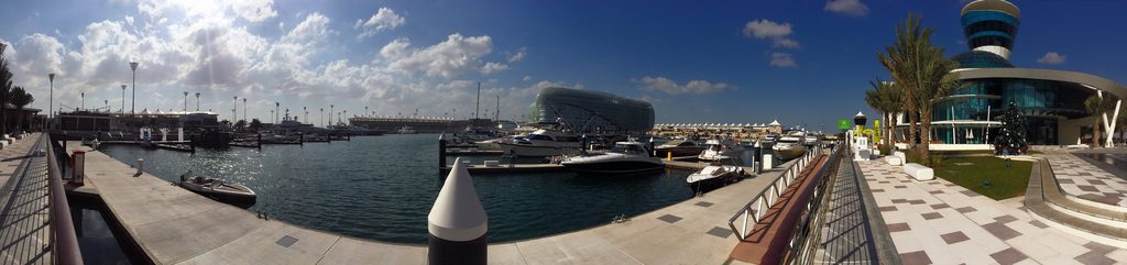 Panorama from Yas Marina