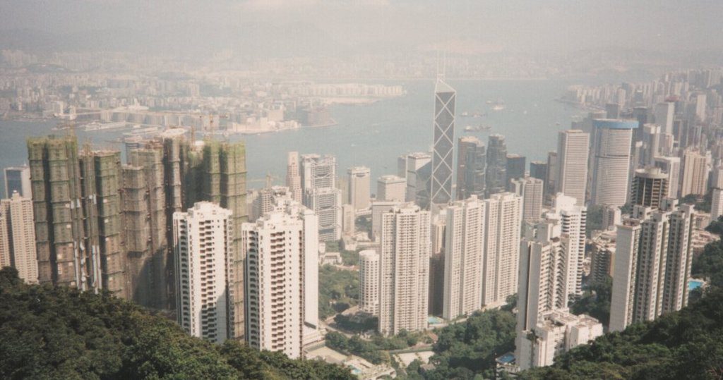 View from 'The Peak' - Hong Kong