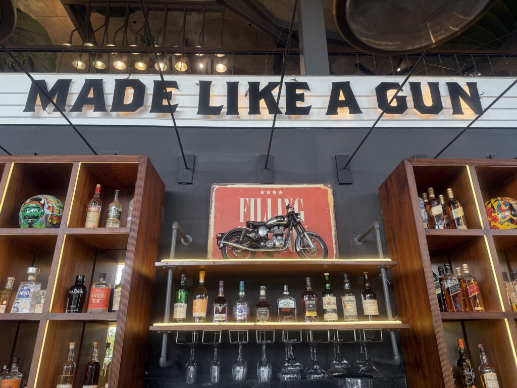 Bar at Royal Enfield Cafe