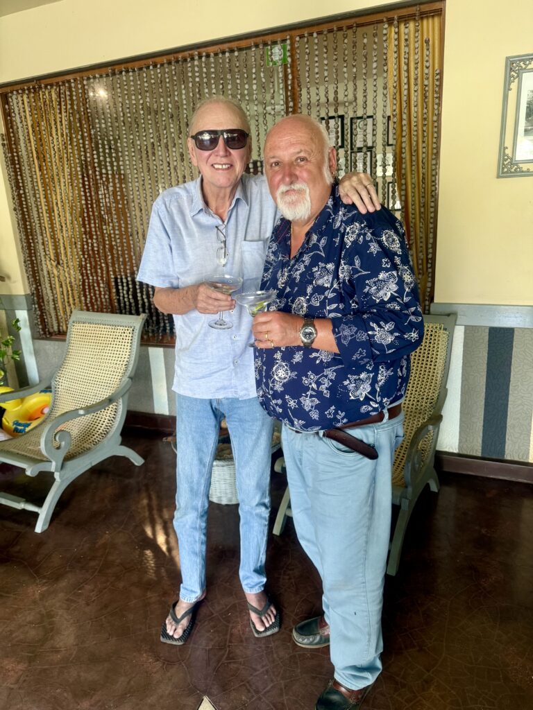 Bob & Phil at Asian Dreams, Hikkaduwa