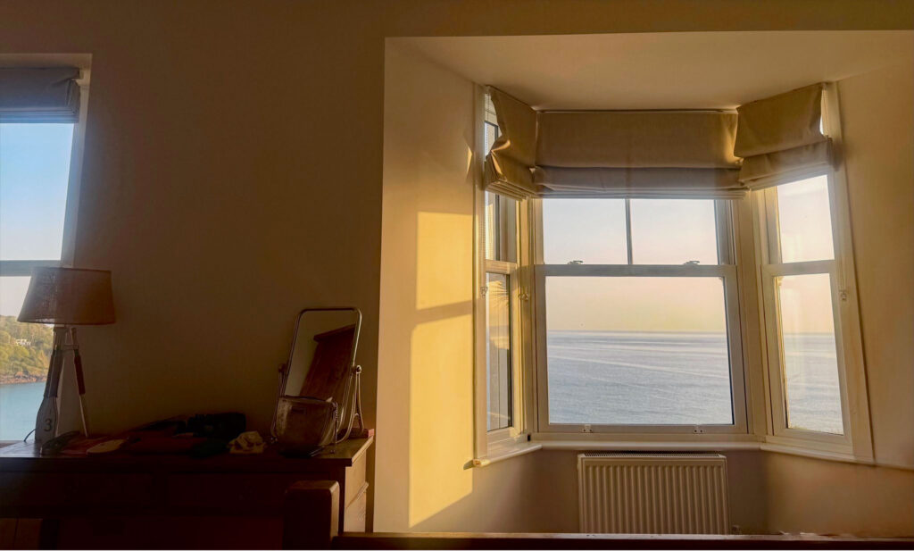 View from the Bed (!) at Heatherleigh