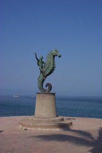 Seahorse Statue in Puerto Vallarta - at Tolfalas.com