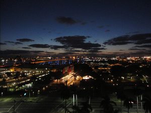Caribbean-1-Miami Tolfalas - view from the Holiday Inn - Port of Miami