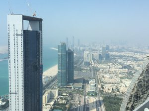 View downtown from the Jumeirah Etihad Towers - at Tolfalas.com